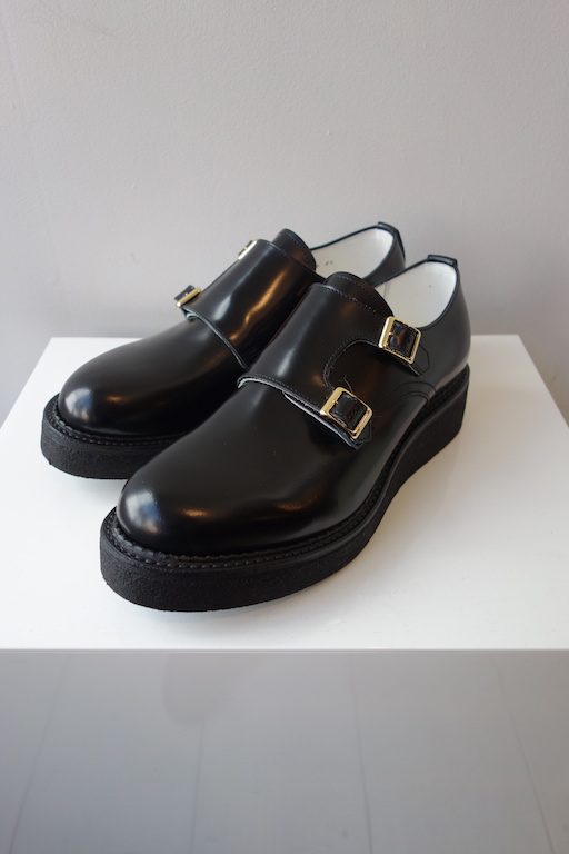 KIDS LOVE GAITE』”GLASS LEATHER DOUBLE MONK” ｜ 福岡市今泉の 