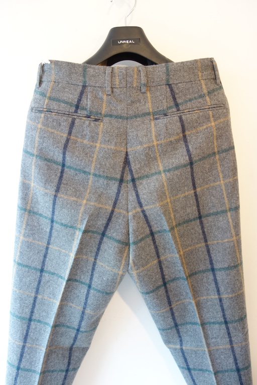 NEAT WOOL check PLAID TAPERED PANTSパンツ - www.ecolet.bg