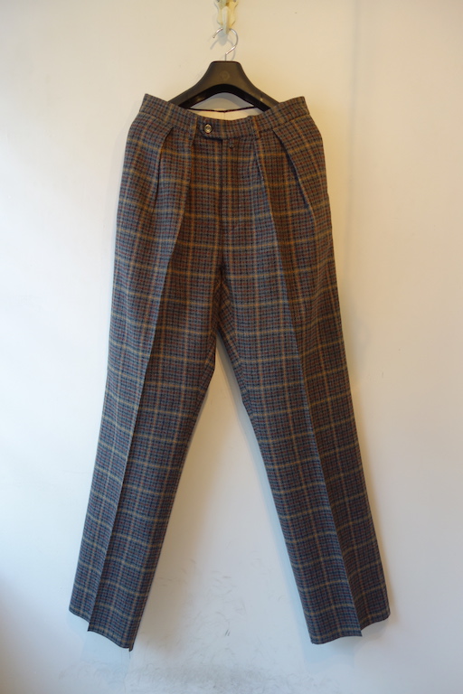 NEAT』”WIDE PANTS” (Wool Gun Club Check) 《UNREAL REAL CLOTHES