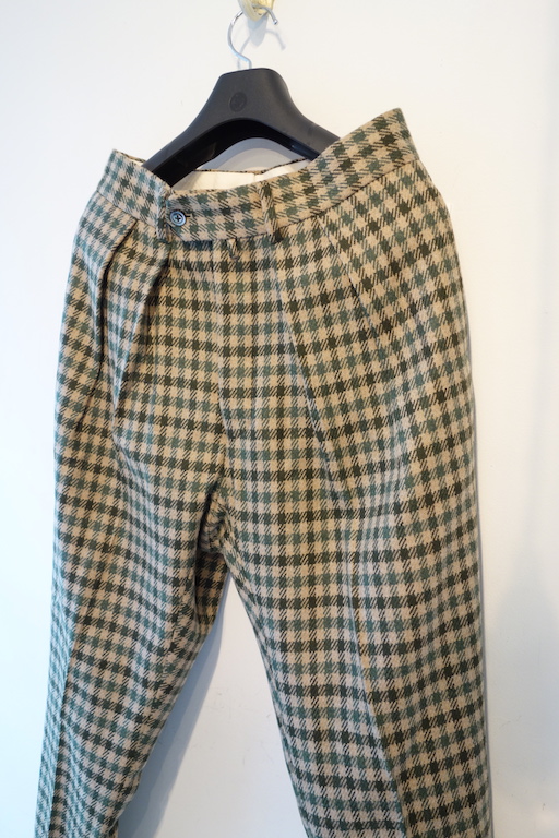 NEAT』”TAPERED PANTS” (FOX BROTHERS Wool Block Check) ｜ 福岡市 