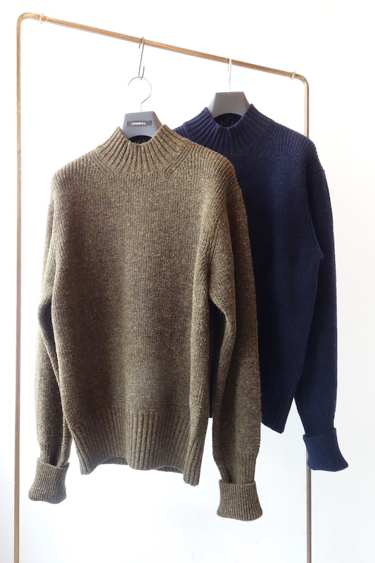 MAATEE AND SONS』”M/N ARMY SWEATER 畦振り柄” ｜ 福岡市今泉の