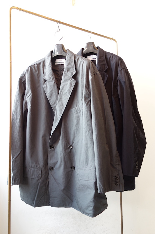 Graphpaper』”Garment Dyed Poplin Oversized Double Jacket” ｜ 福岡