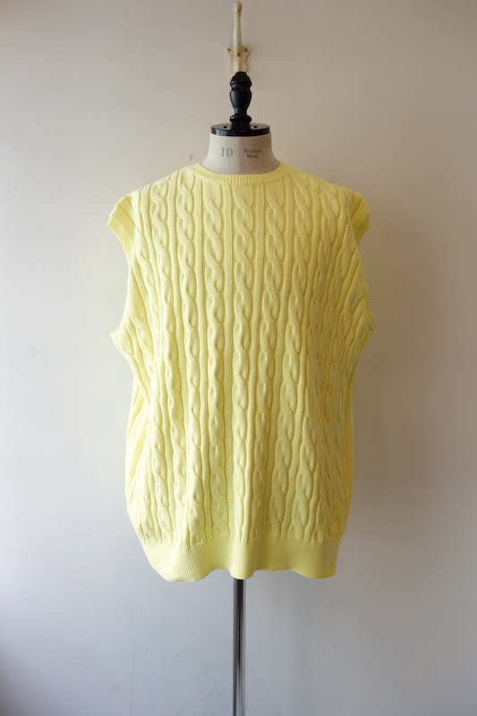 Graphpaper』”Suvin Cable Knit Vest” ｜ 福岡市今泉のセレクト