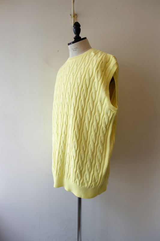 Graphpaper』”Suvin Cable Knit Vest” ｜ 福岡市今泉のセレクト 