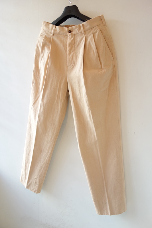 MAATEE AND SONS』”弱テーパード CINO TROUSERS GARMENT DYED” ｜ 福岡 