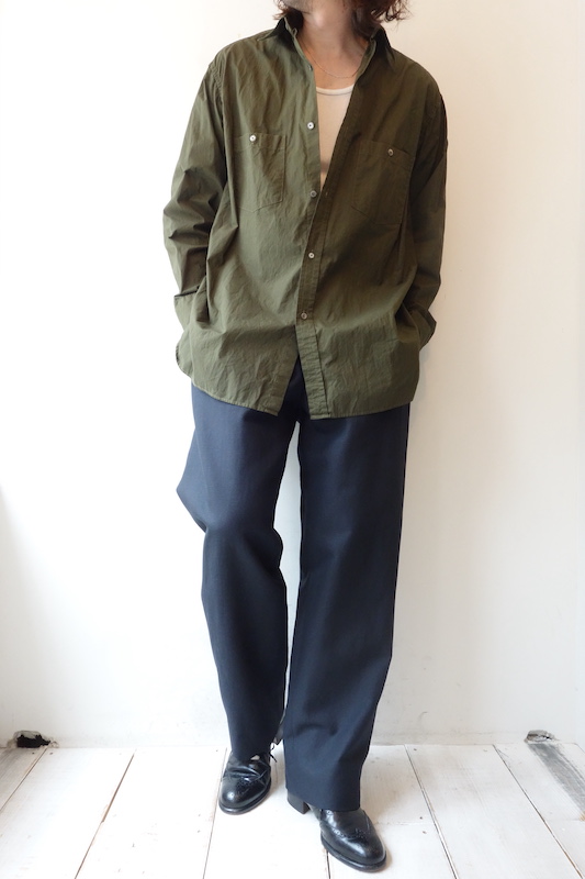 A.PRESSE』”Over Dyeing Military Shirt” ｜ 福岡市今泉のセレクト 