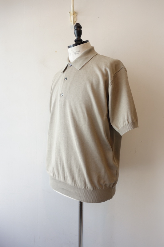 A.PRESSE』”Cotton Knit S/S Polo Shirts” ｜ 福岡市今泉のセレクト 